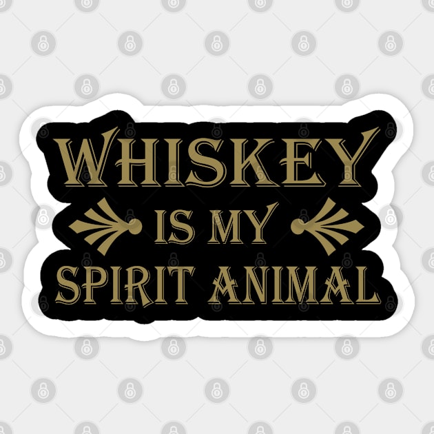 funny whiskey quotes Sticker by omitay